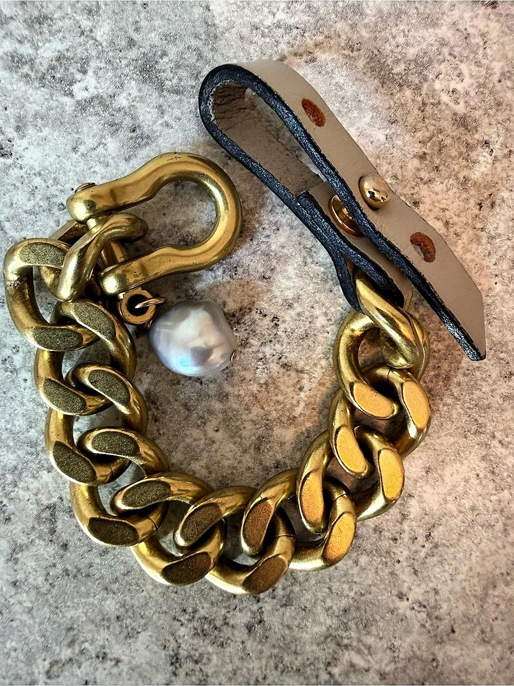 Taylor and Tessier Aspen Gold-Tone Chain Bracelet